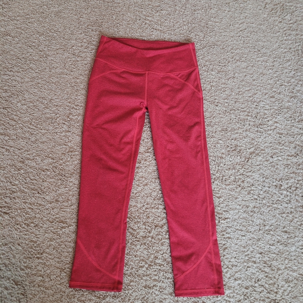 Fabletics off red leggings, XXS athletic wear